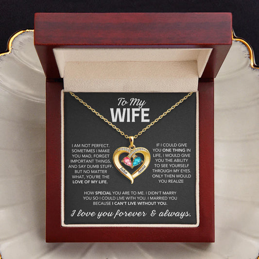 “You & Me, Always” – Personalised Couple’s Necklace
