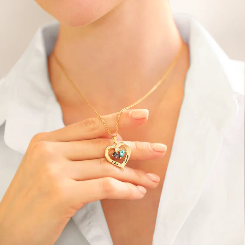 “You & Me, Always” Personalised Couple’s Necklace