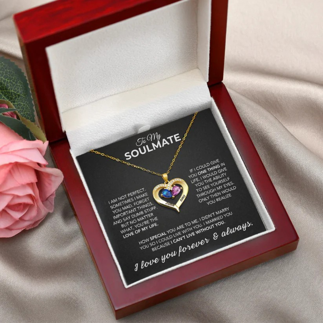 “You & Me, Always” Personalised Couple’s Necklace