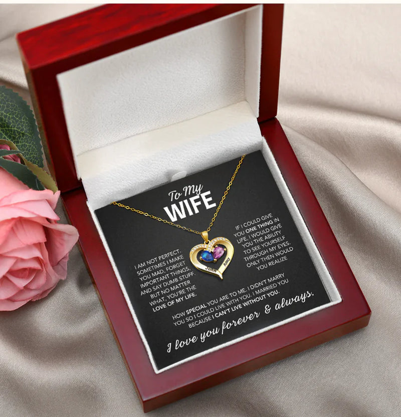 “You & Me, Always” – Personalised Couple’s Necklace
