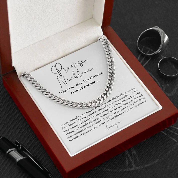 Cuban Promise Chain for Him