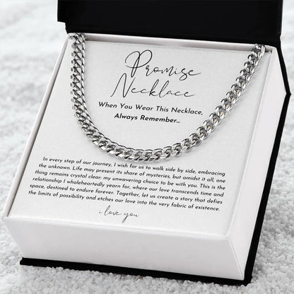 Cuban Promise Chain for Him